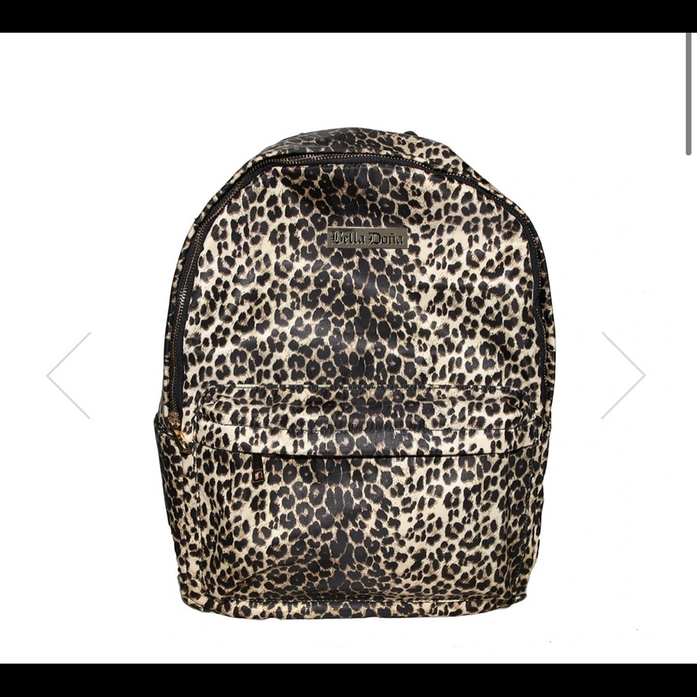 Leopard Print Bella Dona Backpack